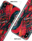 Liquid Abstract Paint Remix V88 - iPhone X Clipit Case