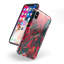 Liquid Abstract Paint Remix V88 - iPhone X Swappable Hybrid Case