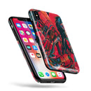 Liquid Abstract Paint Remix V88 - iPhone X Swappable Hybrid Case