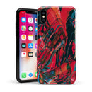Liquid Abstract Paint Remix V88 - iPhone X Swappable Hybrid Case