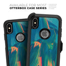 Liquid Abstract Paint Remix V89 - Skin Kit for the iPhone OtterBox Cases