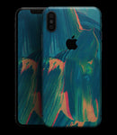 Liquid Abstract Paint Remix V89 - iPhone XS MAX, XS/X, 8/8+, 7/7+, 5/5S/SE Skin-Kit (All iPhones Available)