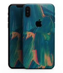 Liquid Abstract Paint Remix V89 - iPhone XS MAX, XS/X, 8/8+, 7/7+, 5/5S/SE Skin-Kit (All iPhones Available)