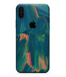 Liquid Abstract Paint Remix V89 - iPhone XS MAX, XS/X, 8/8+, 7/7+, 5/5S/SE Skin-Kit (All iPhones Available)