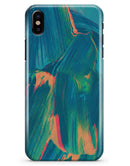Liquid Abstract Paint Remix V89 - iPhone X Clipit Case
