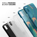 Liquid Abstract Paint Remix V89 - iPhone X Swappable Hybrid Case