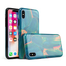 Liquid Abstract Paint Remix V89 - iPhone X Swappable Hybrid Case