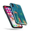 Liquid Abstract Paint Remix V89 - iPhone X Swappable Hybrid Case