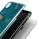 Liquid Abstract Paint Remix V89 - iPhone X Swappable Hybrid Case