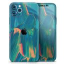 Liquid Abstract Paint Remix V89 - Vinyl Skin Wrap for iPhone 17 Pro Max, 17 Pro, 17 Air, 17, 16 & All Models — Soft Matte or Ultra Gloss