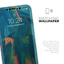 Liquid Abstract Paint Remix V89 - Vinyl Skin Wrap for iPhone 17 Pro Max, 17 Pro, 17 Air, 17, 16 & All Models — Soft Matte or Ultra Gloss