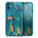 Liquid Abstract Paint Remix V89 - Vinyl Skin Wrap for iPhone 17 Pro Max, 17 Pro, 17 Air, 17, 16 & All Models — Soft Matte or Ultra Gloss