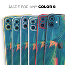Liquid Abstract Paint Remix V89 - Vinyl Skin Wrap for iPhone 17 Pro Max, 17 Pro, 17 Air, 17, 16 & All Models — Soft Matte or Ultra Gloss