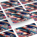 Liquid Abstract Paint Remix V8 - Premium Protective Decal Skin-Kit for the Apple Credit Card