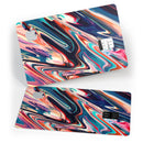Liquid Abstract Paint Remix V8 - Premium Protective Decal Skin-Kit for the Apple Credit Card