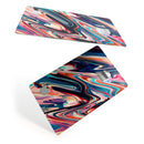 Liquid Abstract Paint Remix V8 - Premium Protective Decal Skin-Kit for the Apple Credit Card