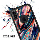 Liquid Abstract Paint Remix V8 - Skin Kit for the iPhone OtterBox Cases