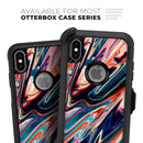 Liquid Abstract Paint Remix V8 - Skin Kit for the iPhone OtterBox Cases