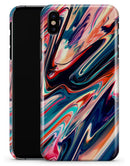 Liquid Abstract Paint Remix V8 - iPhone X Clipit Case