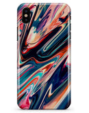 Liquid Abstract Paint Remix V8 - iPhone X Clipit Case