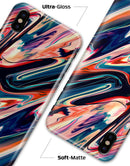 Liquid Abstract Paint Remix V8 - iPhone X Clipit Case