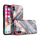 Liquid Abstract Paint Remix V8 - iPhone X Swappable Hybrid Case