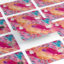 Liquid Abstract Paint Remix V90 - Premium Protective Decal Skin-Kit for the Apple Credit Card