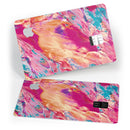 Liquid Abstract Paint Remix V90 - Premium Protective Decal Skin-Kit for the Apple Credit Card