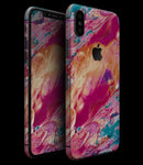 Liquid Abstract Paint Remix V90 - iPhone XS MAX, XS/X, 8/8+, 7/7+, 5/5S/SE Skin-Kit (All iPhones Available)