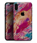 Liquid Abstract Paint Remix V90 - iPhone XS MAX, XS/X, 8/8+, 7/7+, 5/5S/SE Skin-Kit (All iPhones Available)