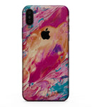 Liquid Abstract Paint Remix V90 - iPhone XS MAX, XS/X, 8/8+, 7/7+, 5/5S/SE Skin-Kit (All iPhones Available)
