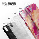 Liquid Abstract Paint Remix V90 - iPhone X Swappable Hybrid Case