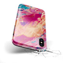 Liquid Abstract Paint Remix V90 - iPhone X Swappable Hybrid Case