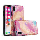 Liquid Abstract Paint Remix V90 - iPhone X Swappable Hybrid Case