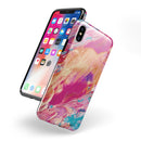 Liquid Abstract Paint Remix V90 - iPhone X Swappable Hybrid Case