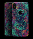 Liquid Abstract Paint Remix V91 - iPhone XS MAX, XS/X, 8/8+, 7/7+, 5/5S/SE Skin-Kit (All iPhones Available)