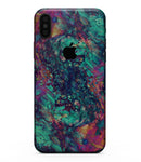 Liquid Abstract Paint Remix V91 - iPhone XS MAX, XS/X, 8/8+, 7/7+, 5/5S/SE Skin-Kit (All iPhones Available)