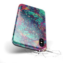 Liquid Abstract Paint Remix V91 - iPhone X Swappable Hybrid Case