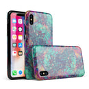 Liquid Abstract Paint Remix V91 - iPhone X Swappable Hybrid Case