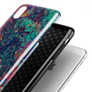 Liquid Abstract Paint Remix V91 - iPhone X Swappable Hybrid Case