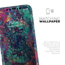 Liquid Abstract Paint Remix V91  - Protective Skin Wrap & Decal – Compatible with iPhone SE to iPhone 17 Pro Max (All Models)