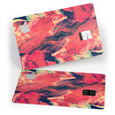 Liquid Abstract Paint Remix V92 - Premium Protective Decal Skin-Kit for the Apple Credit Card