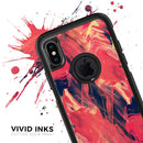Liquid Abstract Paint Remix V92 - Skin Kit for the iPhone OtterBox Cases