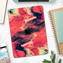 Liquid Abstract Paint Remix V92 - Full Body Skin Decal for the Apple iPad Pro 12.9", 11", 10.5", 9.7", Air or Mini (All Models Available)