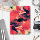 Liquid Abstract Paint Remix V92 - Full Body Skin Decal for the Apple iPad Pro 12.9", 11", 10.5", 9.7", Air or Mini (All Models Available)