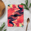 Liquid Abstract Paint Remix V92 - Full Body Skin Decal for the Apple iPad Pro 12.9", 11", 10.5", 9.7", Air or Mini (All Models Available)