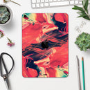 Liquid Abstract Paint Remix V92 - Full Body Skin Decal for the Apple iPad Pro 12.9", 11", 10.5", 9.7", Air or Mini (All Models Available)
