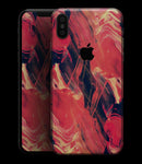Liquid Abstract Paint Remix V92 - iPhone XS MAX, XS/X, 8/8+, 7/7+, 5/5S/SE Skin-Kit (All iPhones Available)