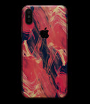 Liquid Abstract Paint Remix V92 - iPhone XS MAX, XS/X, 8/8+, 7/7+, 5/5S/SE Skin-Kit (All iPhones Available)