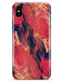 Liquid Abstract Paint Remix V92 - iPhone X Clipit Case